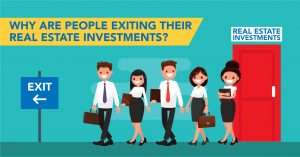 Why are investors exiting their real-estate investments?